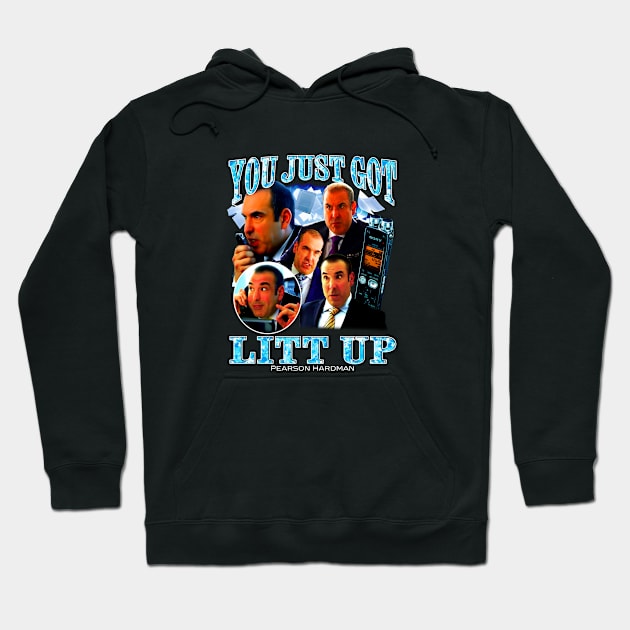 Vintage You Just Got Litt Up Hoodie by MiaGamer Gear